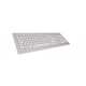 CHERRY DW 8000 Español RF inalámbrico QWERTY Plata, Blanco JD-0310ES