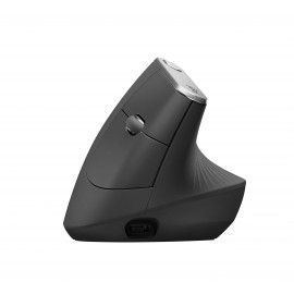 Logitech MX Vertical Advanced Ergonimic RF inalámbrica + Bluetooth 4000DPI Negro 910-005448