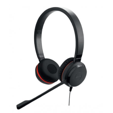 Jabra Evolve 20SE UC Stereo auricular con micrófono Binaural Diadema Negro 4999-829-409