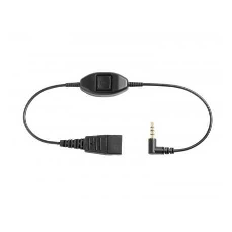 Jabra QD/3.5mm QD 3,5 mm Negro adaptador de cable 8800-00-103