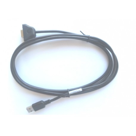 Zebra USB A DB9 Negro adaptador de cable CBL-58926-04