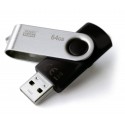 Goodram UTS2 unidad flash USB 64 GB 2.0 Conector USB Tipo A Negro, Plata UTS2-0640K0R11