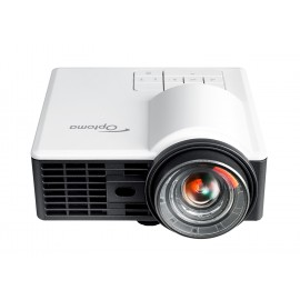 Optoma videoproyector 1000 lúmenes ANSI DLP WXGA (1280x800) 3D Proyector para escritorio Negro, Blanco ML1050ST+