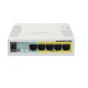 Mikrotik switch Gigabit Ethernet (10/100/1000) Blanco Energía sobre Ethernet (PoE) CSS106-1G-4P-1S