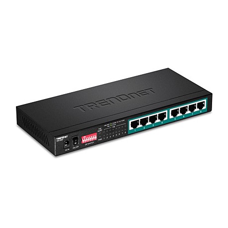 Trendnet switch No administrado Gigabit Ethernet (10/100/1000) Negro Energía sobre Ethernet (PoE) TPE-LG80