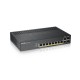 ZyXEL Gestionado Gigabit Ethernet (10/100/1000) Negro Energía sobre Ethernet (PoE) GS1920-8HPV2-EU0101F