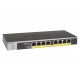 Netgear No administrado Gigabit Ethernet (10/100/1000) Negro, Gris 1U Energía sobre Ethernet (PoE) GS108LP-100EUS