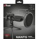 Trust GXT 232 Mantis PC microphone Alámbrico Negro 22656