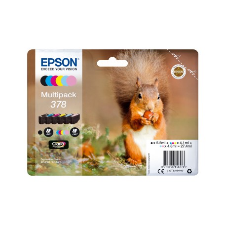 Epson Multipack 378 5.5ml 240páginas 360páginas