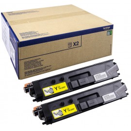 Brother toner de láser 12000páginas Amarillo tóner y cartucho láser TN329YTWIN