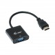 i-tec HDMI2VGAADA HDMI VGA Negro