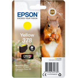 Epson 378 4.1ml 360páginas Amarillo C13T37844020