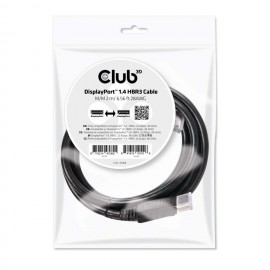 CLUB3D DisplayPort 1.4 HBR3 Cable M/M 2 metro 8K60Hz CAC-2068