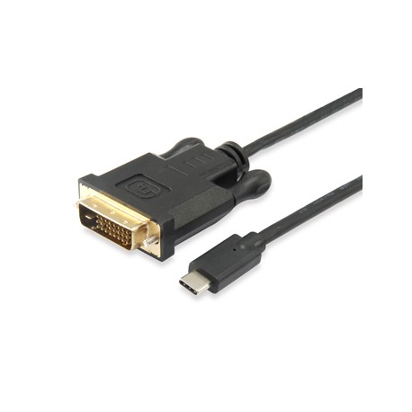 Equip 133468 1.8m USB C DVI-D Negro