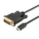 Equip 133468 1.8m USB C DVI-D Negro