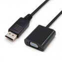 Nanocable Conversor DisplayPort a sVGA, DisplayPort/M-sVGA/H, Negro 15 cm 10.16.0602