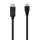 Nanocable Cable conversor DISPLAYPORT a HDMI, DP/M - HDMI/M, Negro, 2m 10.15.4302