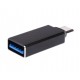 Silver Sanz 17125 USB Type C USB Type A Negro