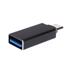 Silver Sanz 17125 USB Type C USB Type A Negro