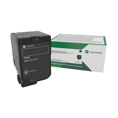 Lexmark 75B20K0 Tóner de láser 13000páginas Negro 75B20K0