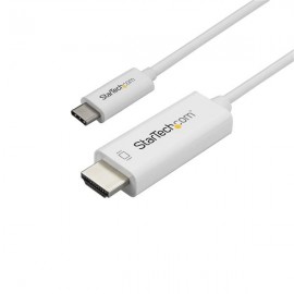 StarTech.com Cable 1m USB-C a HDMI 4K 60Hz Blanco CDP2HD1MWNL