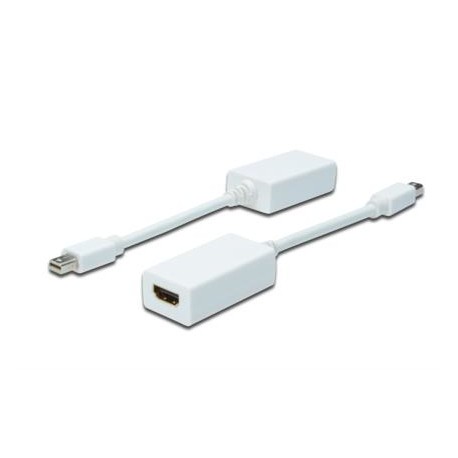 ASSMANN Electronic AK-340411-001-W 15cm Mini DisplayPort HDMI Blanco