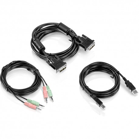 Trendnet TK-CD10 kvm 3m Negro