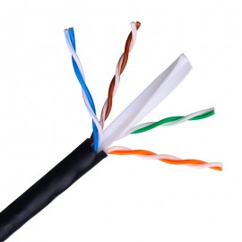 Nanocable 10.20.0504-EXT-BK 305m Cat6 U/UTP (UTP) Negro