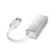 AISENS A106-0049 USB 3.0 RJ-45 Plata, Blanco