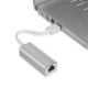 AISENS A106-0049 USB 3.0 RJ-45 Plata, Blanco