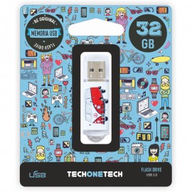 TECH1TECH TEC4004-32 32GB USB tipo A 2.0 Multicolor