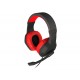 Argon 200 Binaurale Diadema Negro, Rojo auricular con micr?fono NSG-0900