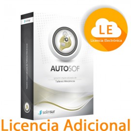 Solinsur SOFTWARE AUTOSOF LICENCIA ADICIONAL