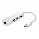 LevelOne USB-0503 Ethernet 1000Mbit/s adaptador y tarjeta de red USB-0503