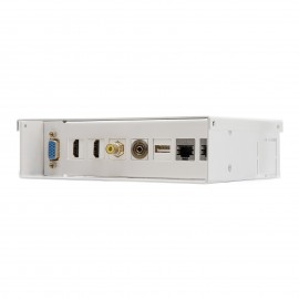 AISENS CAJA DE CONEXIONES AUDIOVISUAL VGA+2XHDMI+JACK3.5+RCA+1XUSB+2XRJ45 CAT.6A STP, BLANCO A127-0340