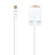 Nanocable Cable conversor Mini DP a VGA, Mini DP/M - VGA/M, Blanco, 2.0 M 10.15.4102