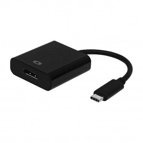 AISENS CONVERSOR USB-C A DISPLAYPORT 4K@60HZ, USB-C/M-DP/H, NEGRO, 15CM A109-0345