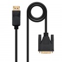 Nanocable Cable conversor DISPLAYPORT a DVI, DP/M - DVI/M, Negro, 2.0 M 10.15.4502