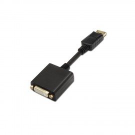 AISENS A125-0133 adaptador de cable DisplayPort DVI Negro