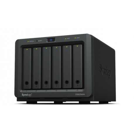 Synology DiskStation DS620SLIM servidor de almacenamiento Ethernet Escritorio Negro NAS DS620SLIM