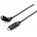 Equip HDMI/HDMI 3.0m 3m Negro cable HDMI 119363