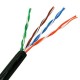 Nanocable Cable Red RJ45 Cat.5e UTP Rigido AWG24 Exterior, 100 M 10.20.0302-EXT-BK