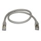 StarTech.com Cable de 0,5m de Red Ethernet RJ45 Cat6a Blindado STP - Cable sin Enganche Snagless - Gris 6ASPAT50CMGR