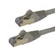 StarTech.com Cable de 2m de Red Ethernet RJ45 Cat6a Blindado STP - Cable sin Enganche Snagless - Gris 6ASPAT2MGR