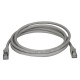 StarTech.com Cable de 2m de Red Ethernet RJ45 Cat6a Blindado STP - Cable sin Enganche Snagless - Gris 6ASPAT2MGR