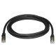 StarTech.com Cable de 2m de Red Ethernet RJ45 Cat6a Blindado STP - Cable sin Enganche Snagless - Negro 6ASPAT2MBK