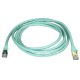 StarTech.com Cable de 2m de Red Ethernet RJ45 Cat6a Blindado STP - Cable sin Enganche Snagless - Aguamarina 6ASPAT2MAQ