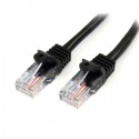 StarTech.com Cable de Red de 10m Negro Cat5e Ethernet RJ45 sin Enganches 45PAT10MBK