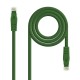 Nanocable Cable de red latiguillo RJ45 LSZH Cat.6A UTP AWG24, Verde, 1.0m 10.20.1801-GR