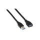 Nanocable Cable USB 3.0, Tipo A/M-A/H, Negro, 3.0 M 10.01.0903-BK